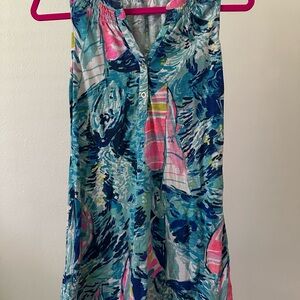 Lilly Pulitzer Pink and Blue Dress
